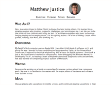 Tablet Screenshot of mattjustice.com